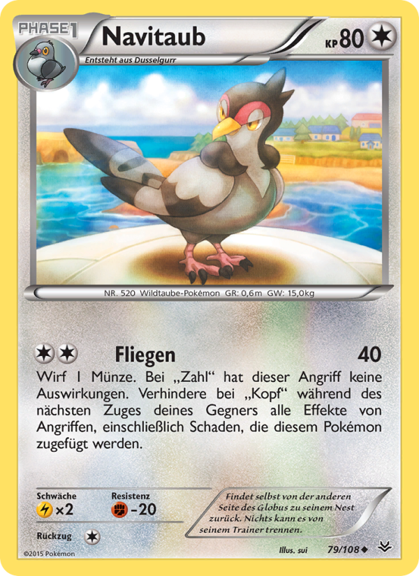 Navitaub 79 — Roaring Skies (German Pokémon TCG card)