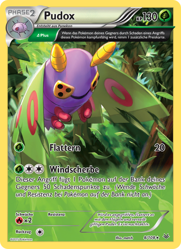 Pudox 8 — Roaring Skies (German Pokémon TCG card)
