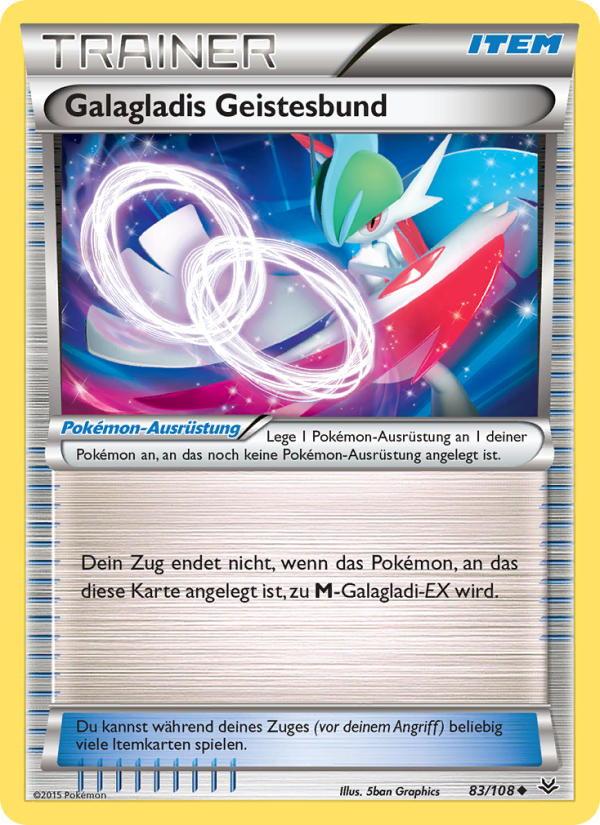 Galagladis Geistesbund 83 — Roaring Skies (German Pokémon TCG card)
