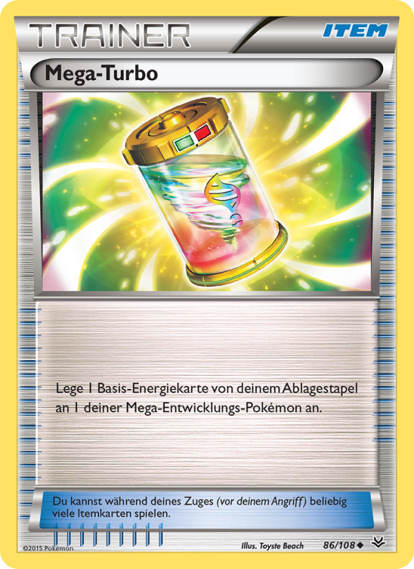 MegaTurbo 86 — Roaring Skies (German Pokémon TCG card)
