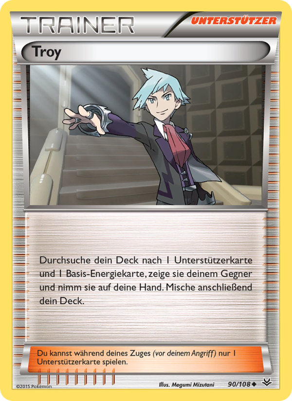 Troy 90 — Roaring Skies (German Pokémon TCG card)