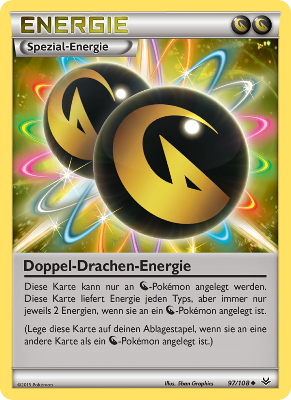 DoppelDrachenEnergie 97 — Roaring Skies (German Pokémon TCG card)