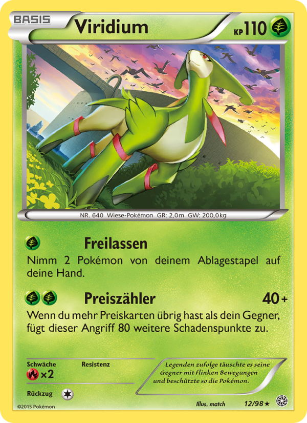 Viridium 12 — Ancient Origins (German Pokémon TCG card)