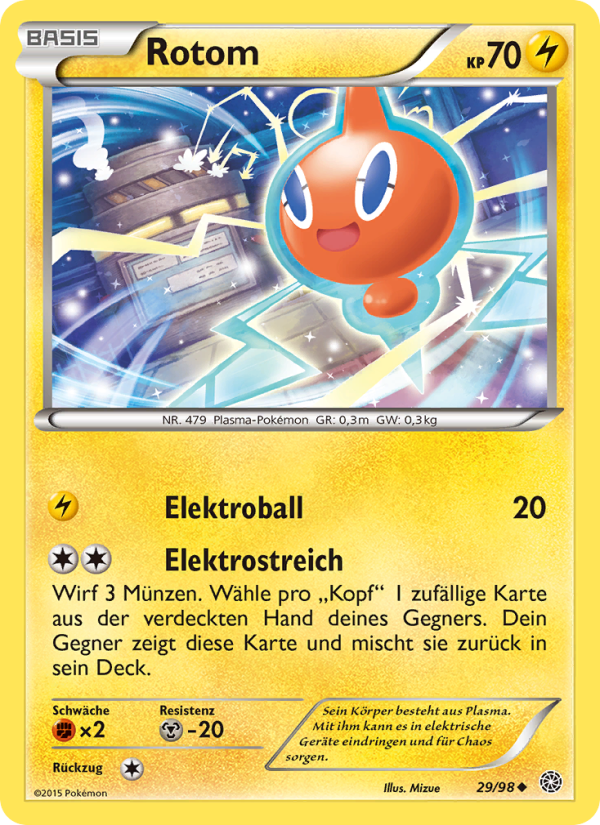 Rotom 29 — Ancient Origins (German Pokémon TCG card)