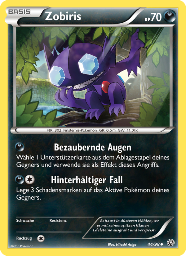 Zobiris 44 — Ancient Origins (German Pokémon TCG card)