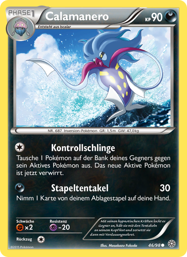 Calamanero 46 — Ancient Origins (German Pokémon TCG card)