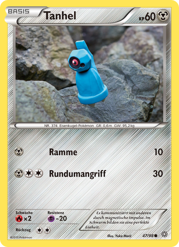 Tanhel 47 — Ancient Origins (German Pokémon TCG card)
