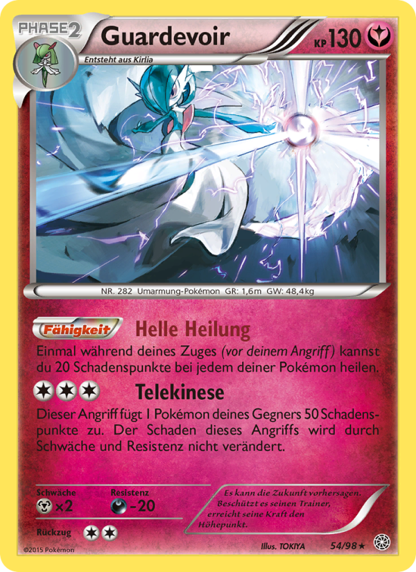 Guardevoir 54 — Ancient Origins (German Pokémon TCG card)