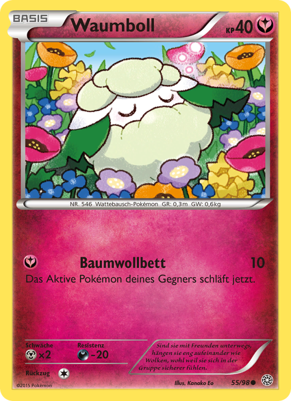 Waumboll 55 — Ancient Origins (German Pokémon TCG card)
