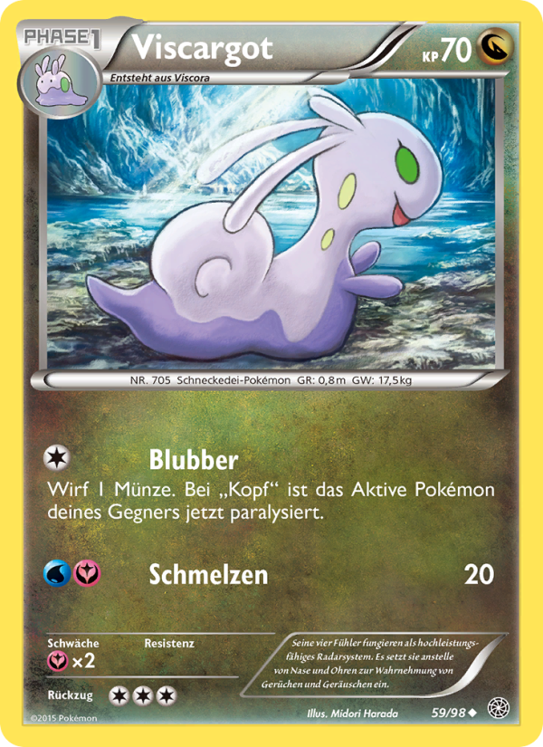 Viscargot 59 — Ancient Origins (German Pokémon TCG card)