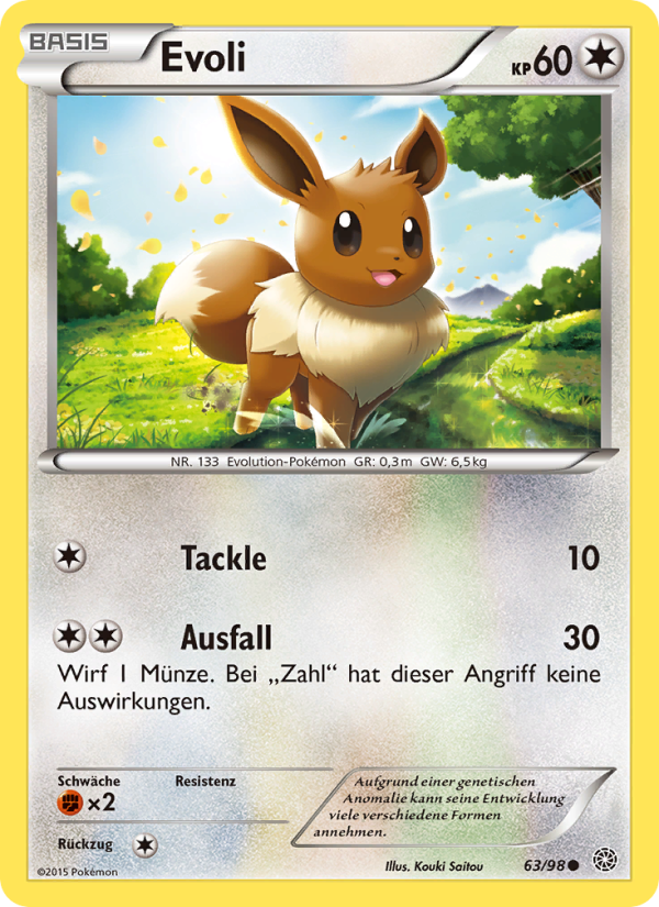 Evoli 63 — Ancient Origins (German Pokémon TCG card)