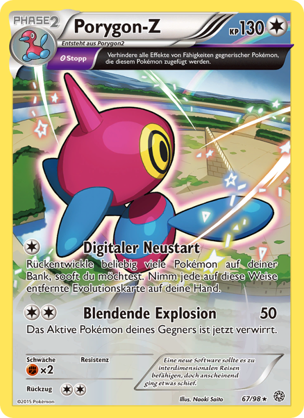 Porygon-Z 67 — Ancient Origins (German Pokémon TCG card)