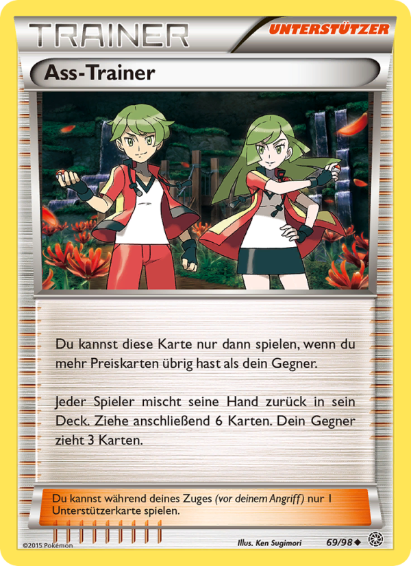 AssTrainer 69 — Ancient Origins (German Pokémon TCG card)
