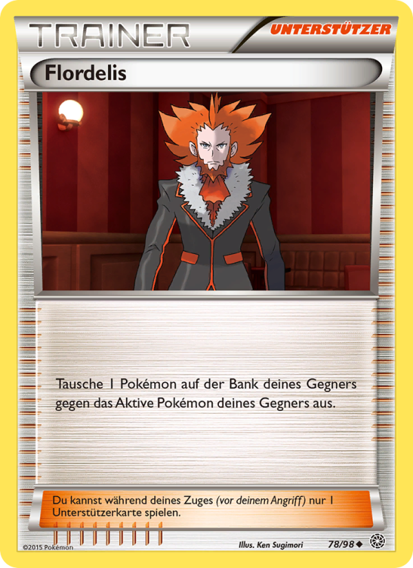 Flordelis 78 — Ancient Origins (German Pokémon TCG card)
