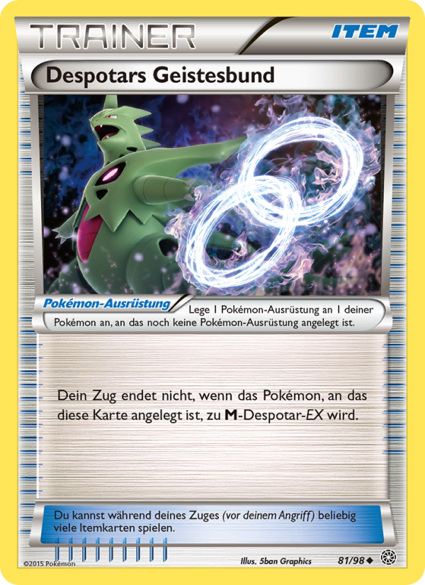Despotars Geistesbund 81 — Ancient Origins (German Pokémon TCG card)