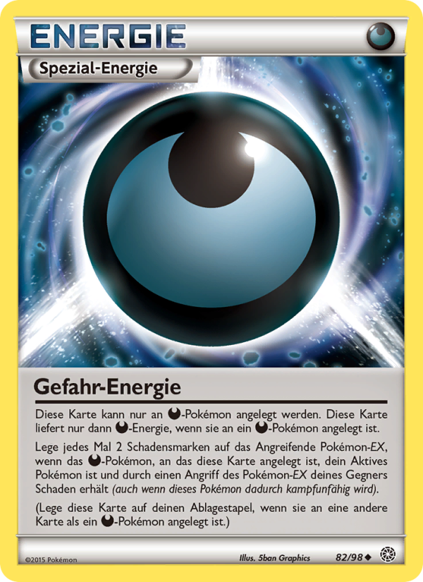GefahrEnergie 82 — Ancient Origins (German Pokémon TCG card)