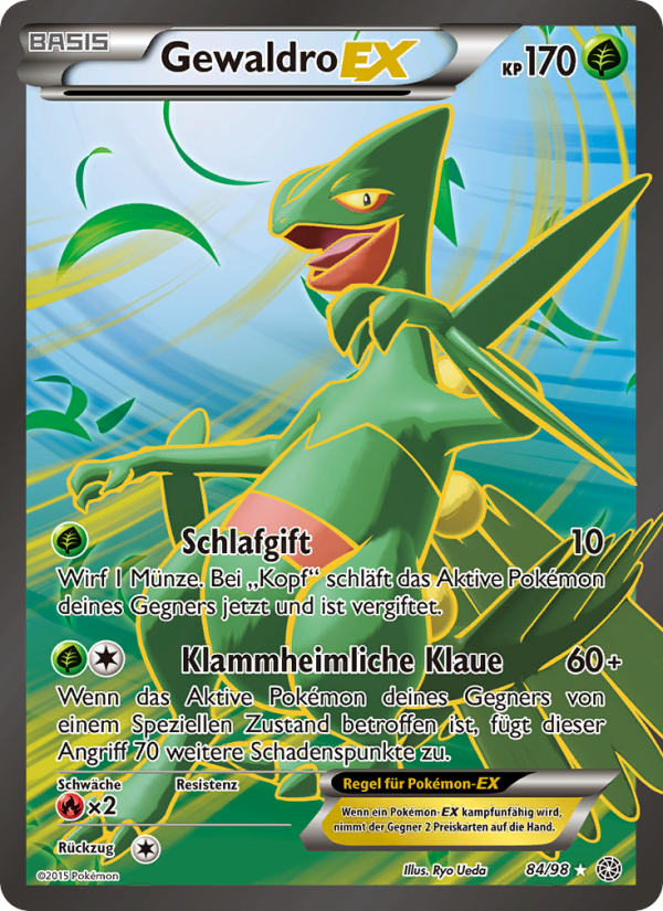 Gewaldro EX 84 — Ancient Origins (German Pokémon TCG card)