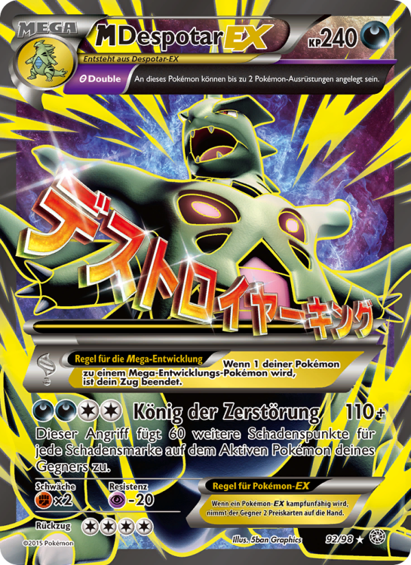 M-Despotar EX 92 — Ancient Origins (German Pokémon TCG card)