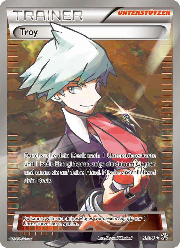 Troy 95 — Ancient Origins (German Pokémon TCG card)