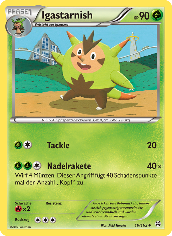 Igastarnish 10 — BREAKthrough (German Pokémon TCG card)