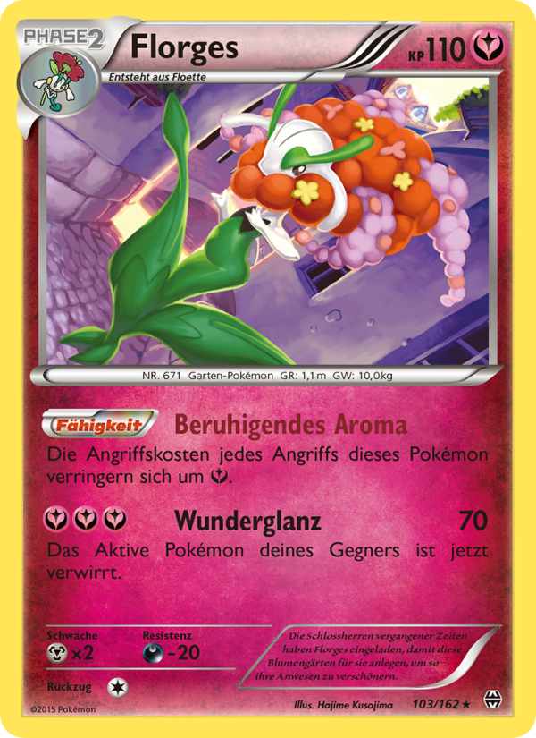 Florges 103 — BREAKthrough (German Pokémon TCG card)