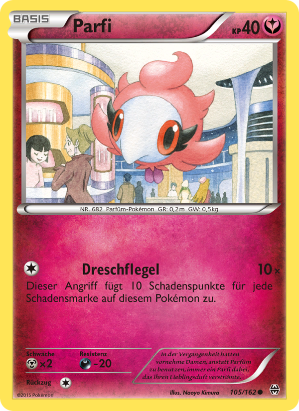 Parfi 105 — BREAKthrough (German Pokémon TCG card)
