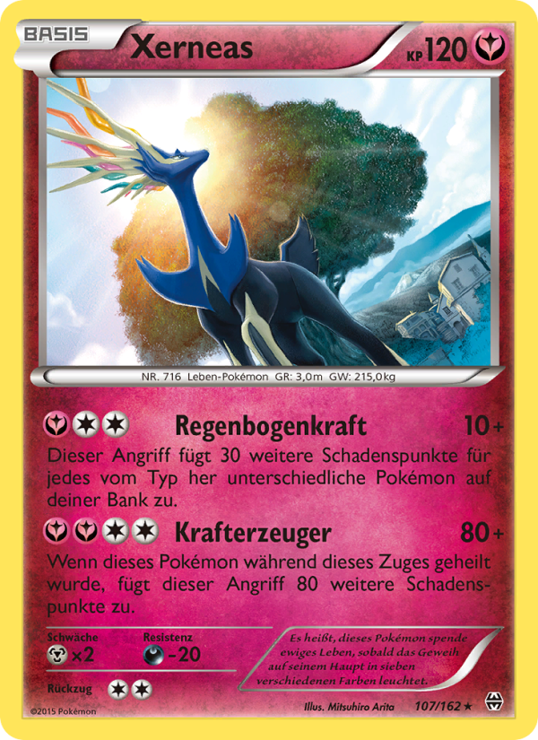 Xerneas 107 — BREAKthrough (German Pokémon TCG card)