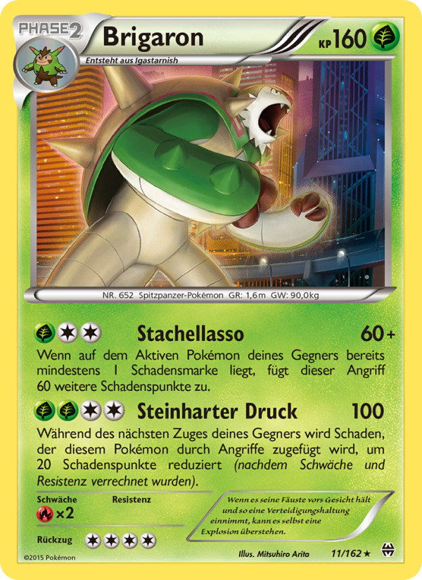 Brigaron 11 — BREAKthrough (German Pokémon TCG card)