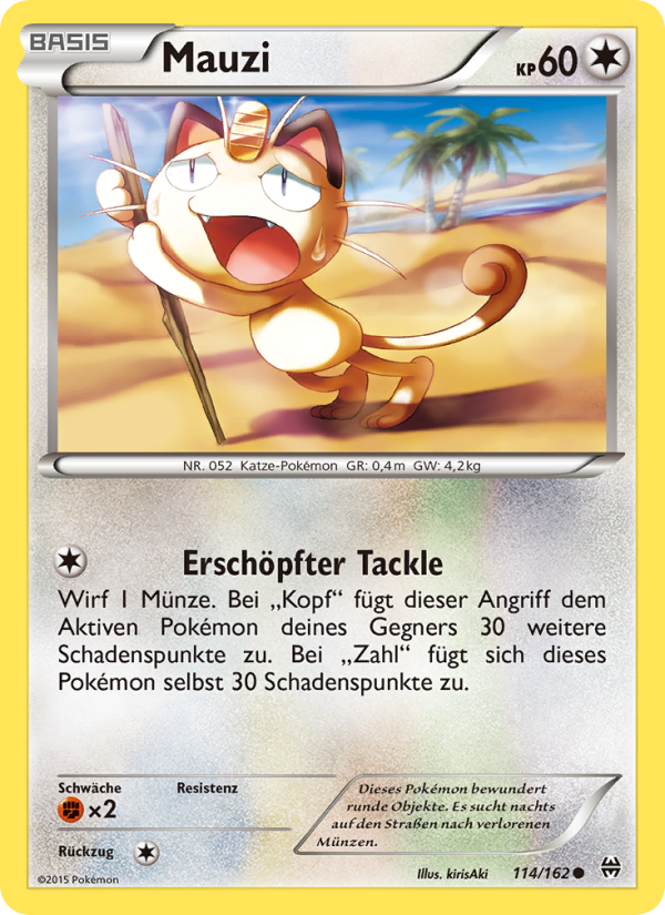 Mauzi 114 — BREAKthrough (German Pokémon TCG card)