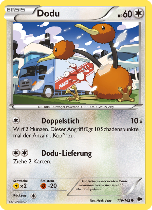 Dodu 116 — BREAKthrough (German Pokémon TCG card)