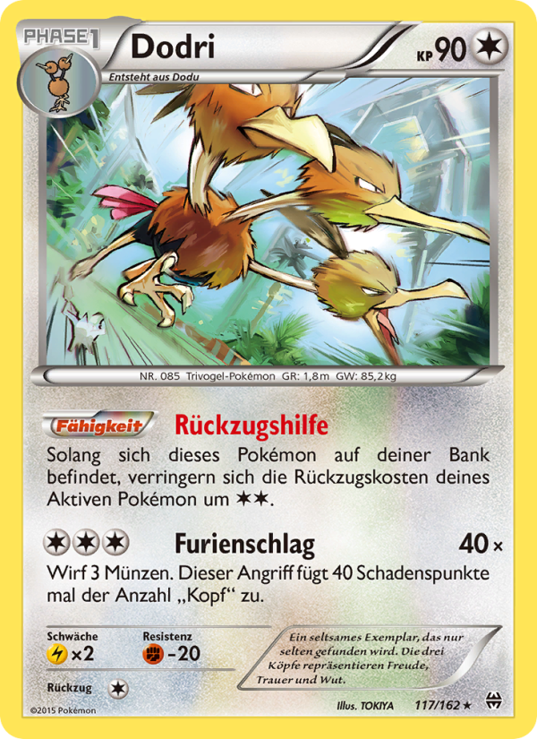 Dodri 117 — BREAKthrough (German Pokémon TCG card)