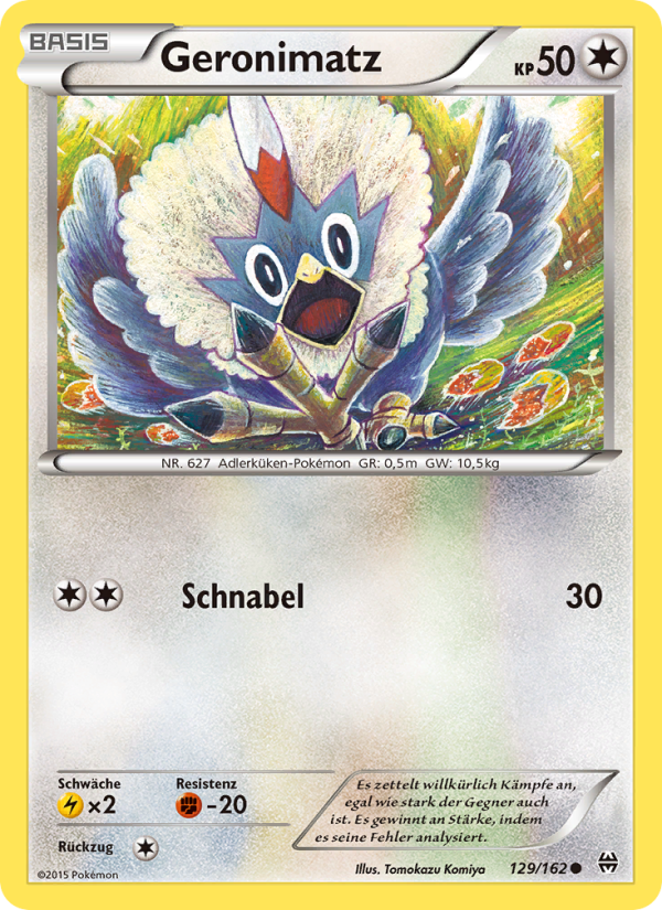 Geronimatz 129 — BREAKthrough (German Pokémon TCG card)