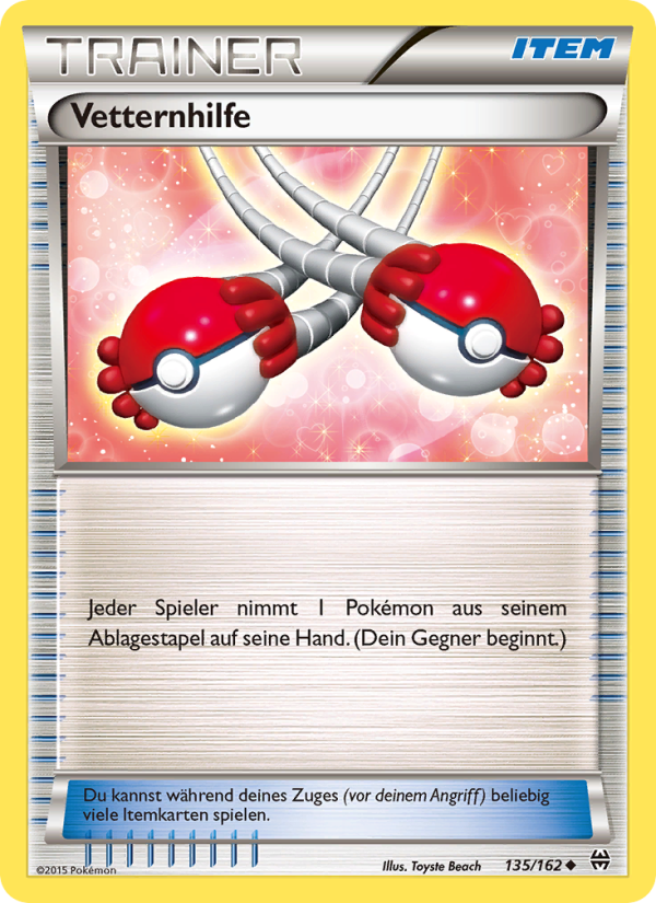 Vetternhilfe 135 — BREAKthrough (German Pokémon TCG card)