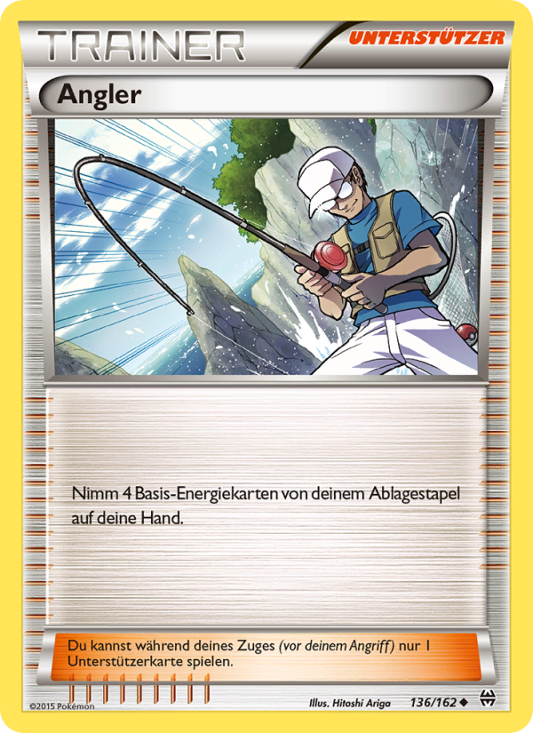 Angler 136 — BREAKthrough (German Pokémon TCG card)