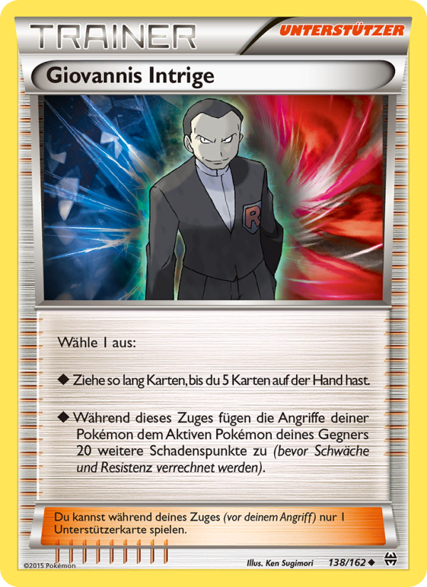 Giovannis Intrige 138 — BREAKthrough (German Pokémon TCG card)