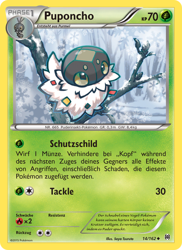 Puponcho 14 — BREAKthrough (German Pokémon TCG card)