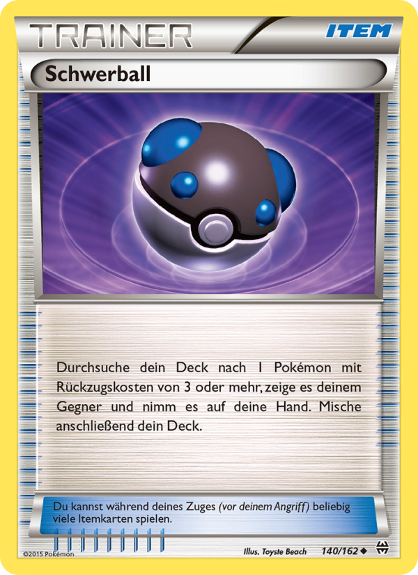 Schwerball 140 — BREAKthrough (German Pokémon TCG card)