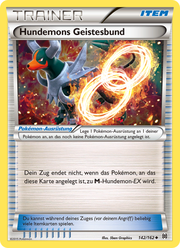 Hundemons Geistesbund 142 — BREAKthrough (German Pokémon TCG card)