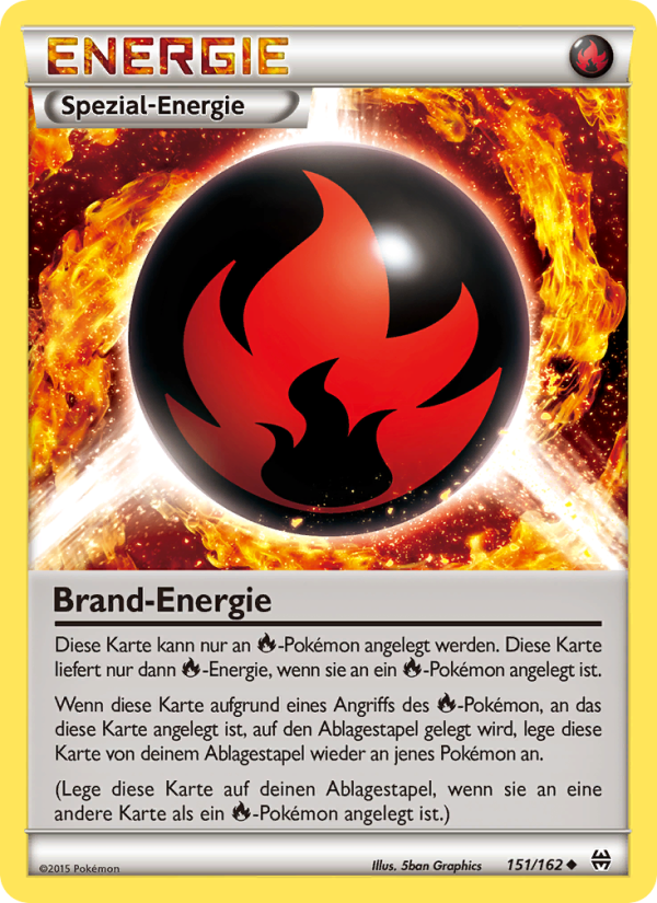 Brand-Energie 151 — BREAKthrough (German Pokémon TCG card)