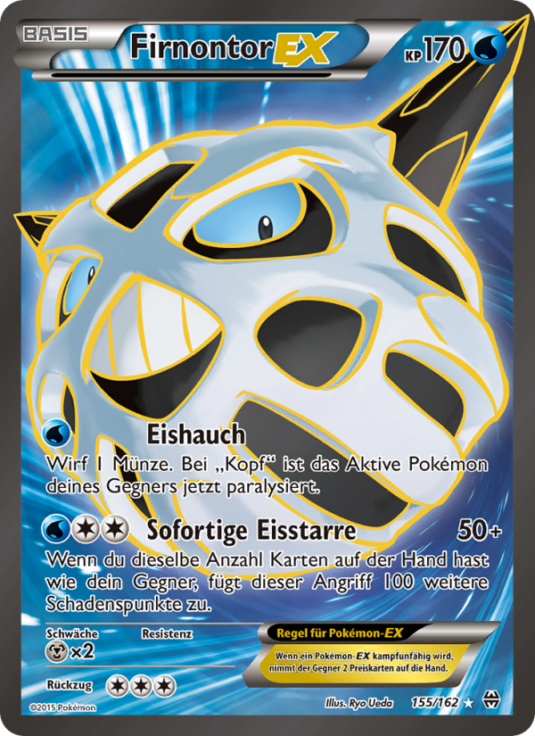 Firnontor EX 155 — BREAKthrough (German Pokémon TCG card)