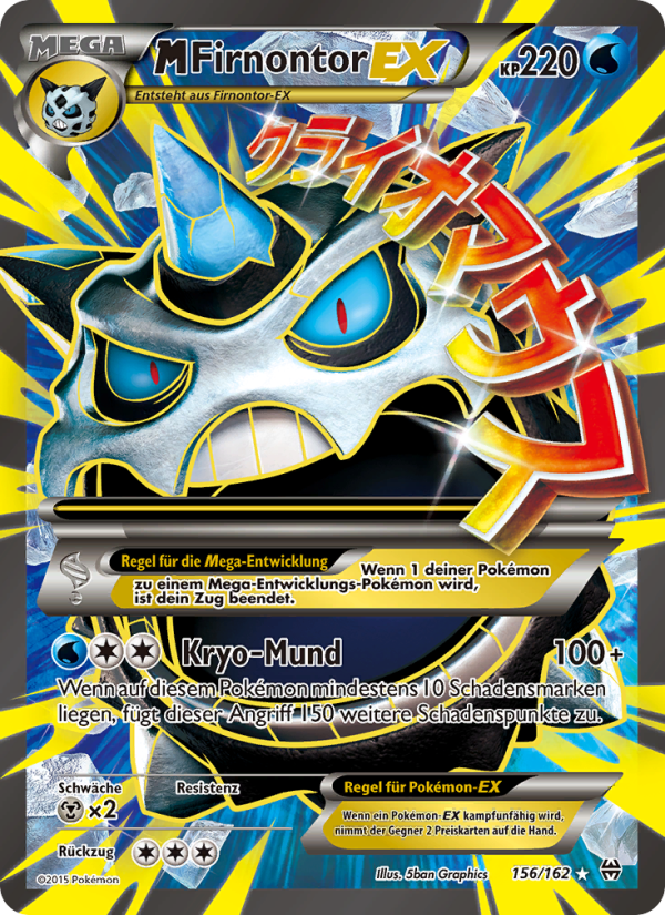 M-Firnontor EX 156 — BREAKthrough (German Pokémon TCG card)
