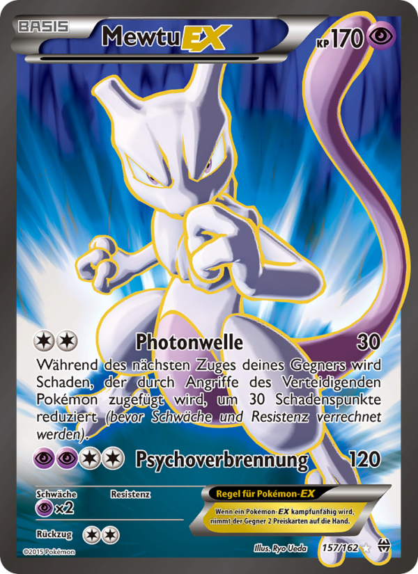 Mewtu EX 157 — BREAKthrough (German Pokémon TCG card)