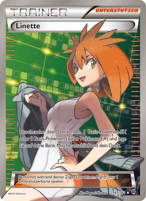 Linette 161 — BREAKthrough (German Pokémon TCG card)