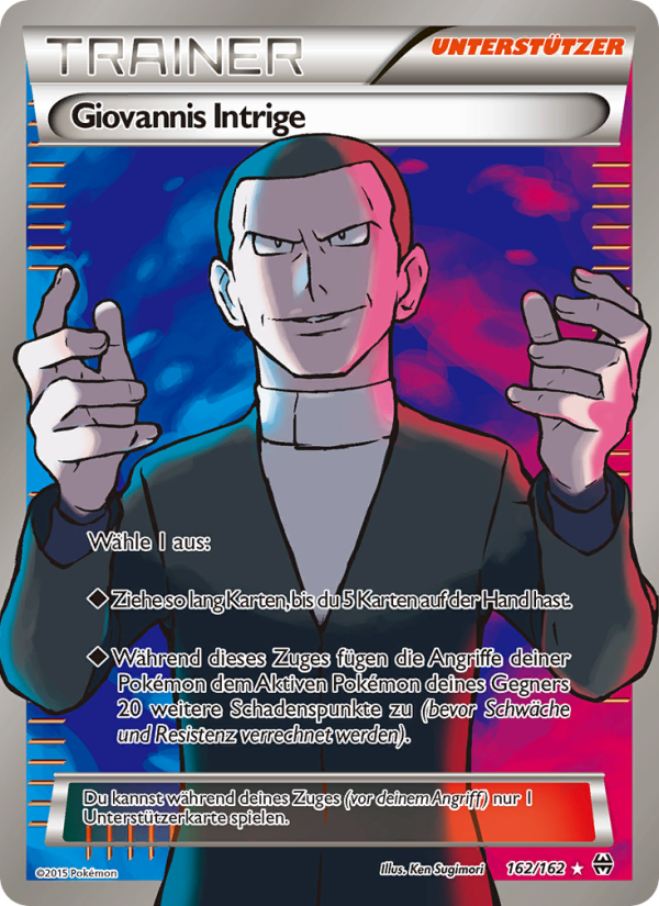 Giovannis Intrige 162 — BREAKthrough (German Pokémon TCG card)