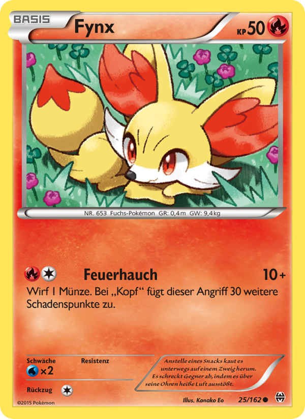Fynx 25 — BREAKthrough (German Pokémon TCG card)