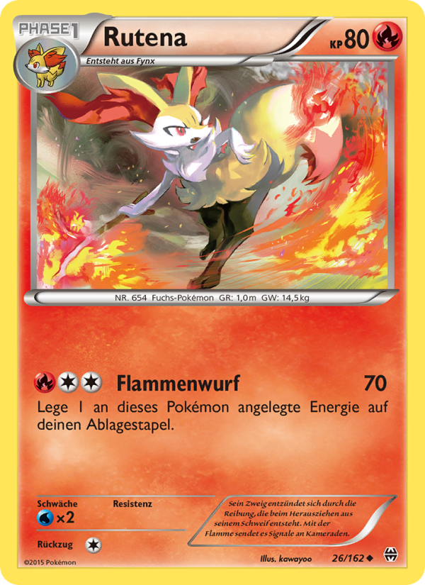 Rutena 26 — BREAKthrough (German Pokémon TCG card)
