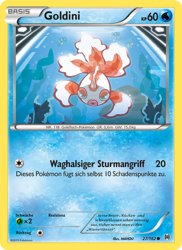 Goldini 27 — BREAKthrough (German Pokémon TCG card)