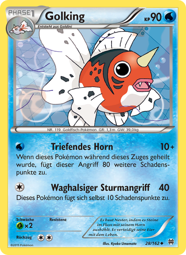 Golking 28 — BREAKthrough (German Pokémon TCG card)
