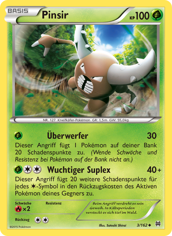 Pinsir 3 — BREAKthrough (German Pokémon TCG card)