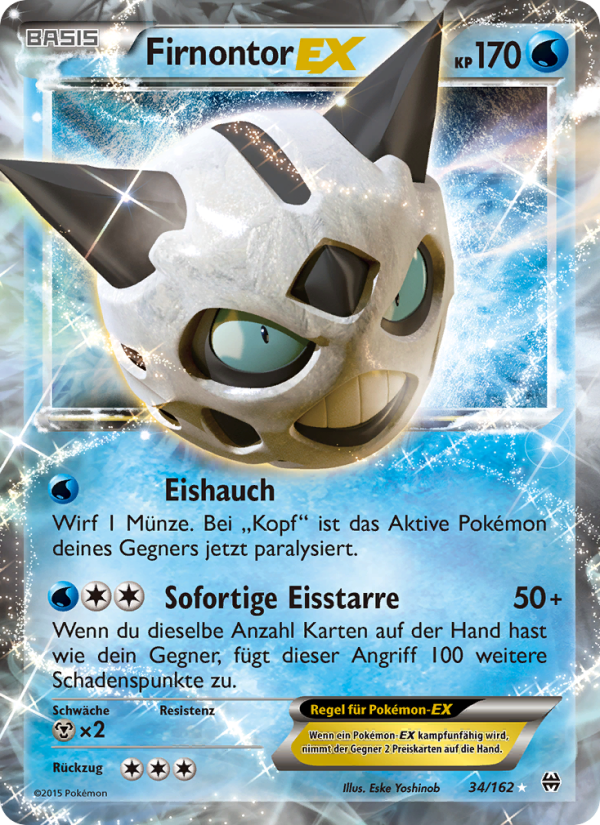 Firnontor EX 34 — BREAKthrough (German Pokémon TCG card)